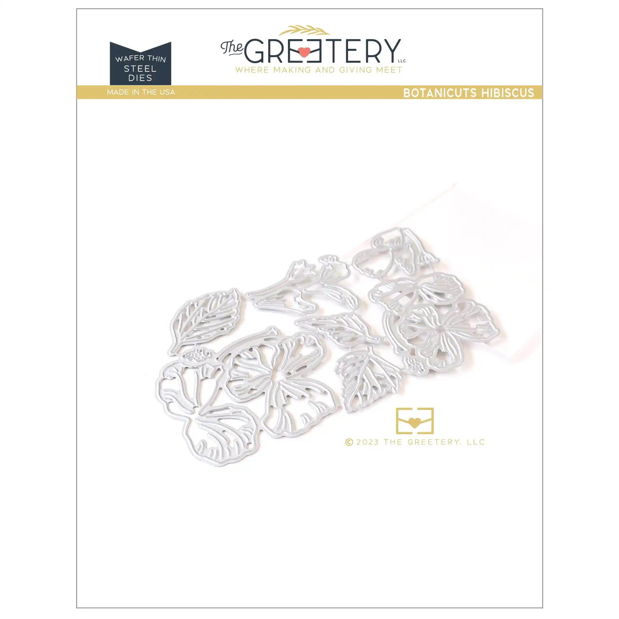 

Botanicuts Hibiscus Die Series New Metal Cutting Dies Decoration Scrapbook DIY Paper Card Album