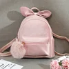 Cute and fashionable mini toddler backpack with versatile plush bow small travel girl backpack suitable for girls 1