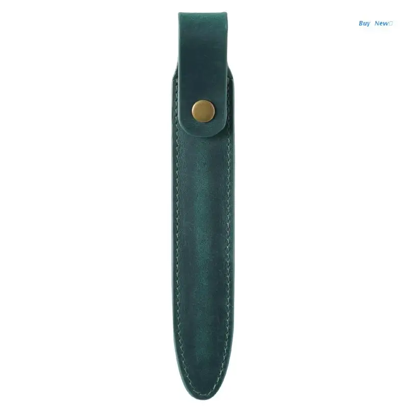 20CE Vintage Leather iPencil 2nd Gen Bag Holder Tablet Touch Pen Pouch Protective Sleeve Cover Anti-scratch for Office School