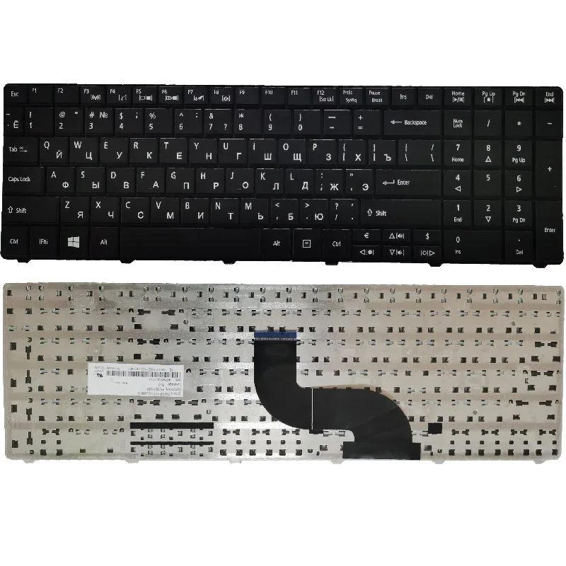Teclado de Laptop Russo para Acer Aspire E1571 E1-571g E1-521 E1-531 E1-531g Tm8571 Mp09g33su698 Pk130dq2a04 ru Novo - Imagem 5
