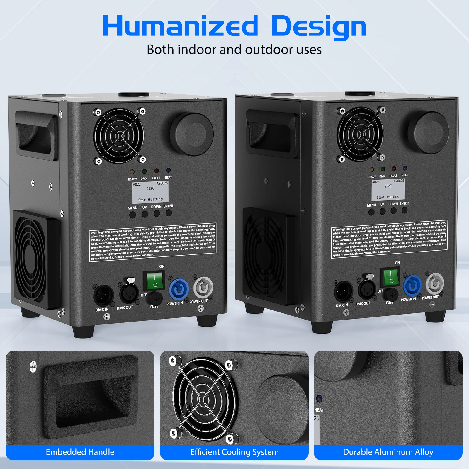 Cold Spark Machine DMX Control Cold Flame Sprayer Electronic Spark Machine 800W for DJ Disco Party Stage Equipment