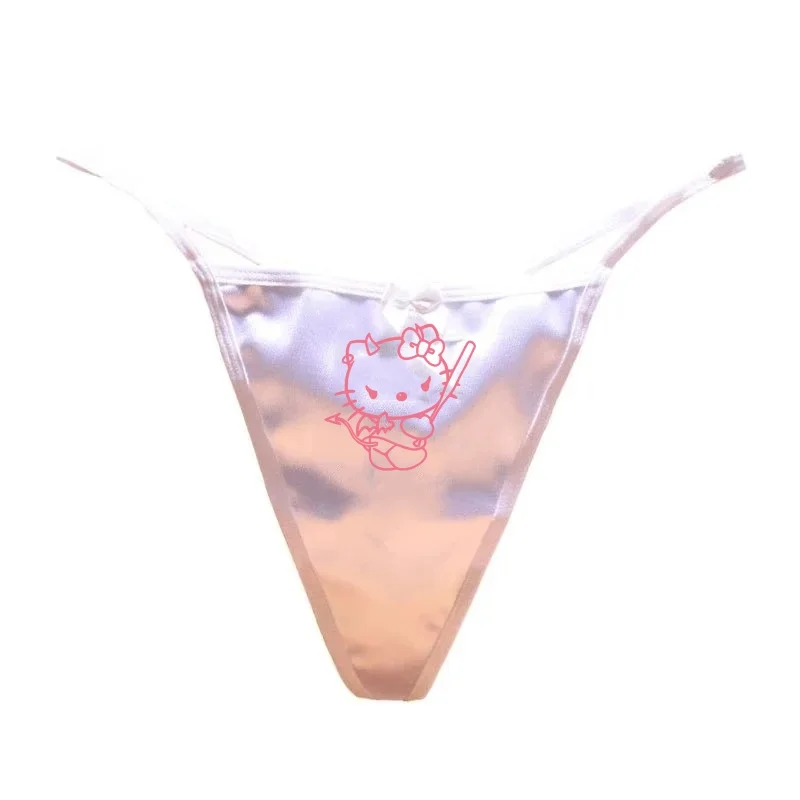 Anime Couple Underwear Hello Kitty Cute Thong Sexy Seamless Pearl