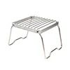 Multifunction Folding Campfire Grill Stand Tourism Portable Camping Grill Grate Outdoor Cookware BBQ Rack Wood Gas Stove Bracket 1