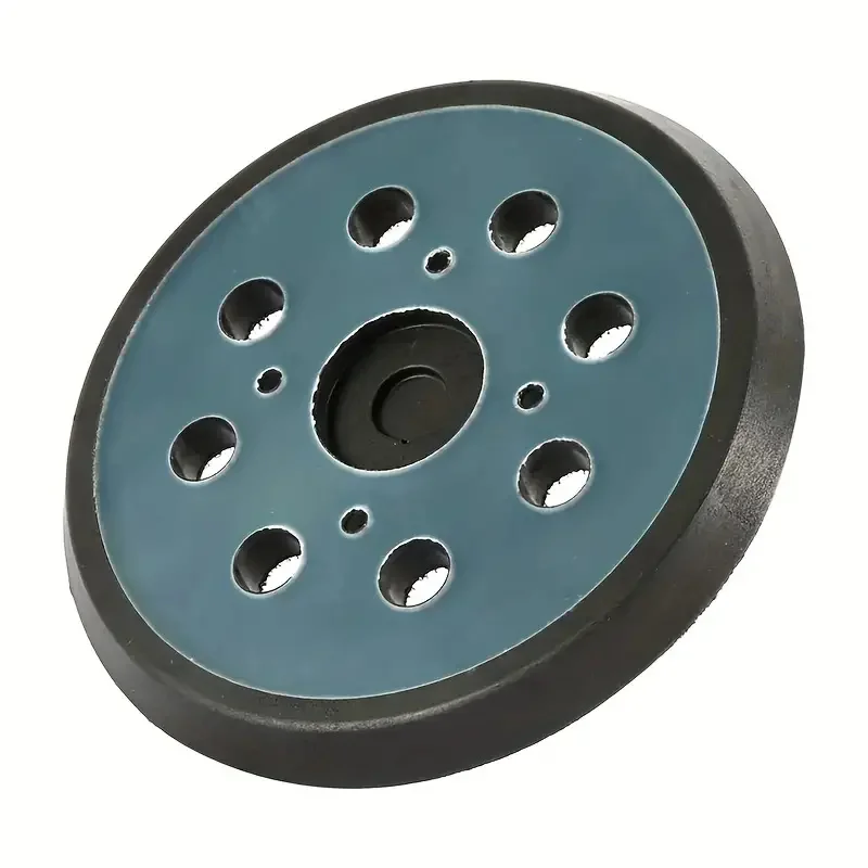 전기 궤도 샌딩기 연마용 샌딩기 패드, 백킹 샌딩 디스크 패드, 후크 루프 샌딩 패드, 125mm, 5 인치, 8 홀