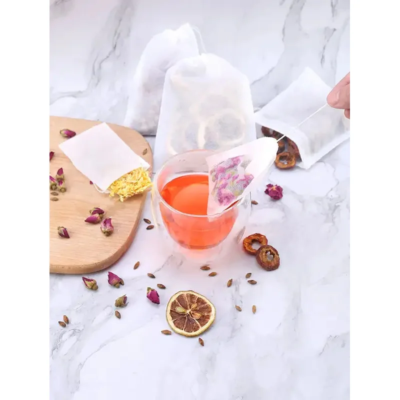 Disposable Tea Bags Disposable Tea Filter Bags 100 Pcs