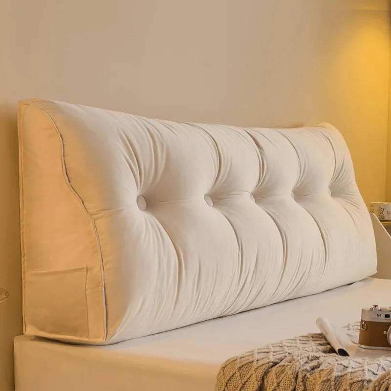 100cm Headboard Pillow Triangle Cushion Filler Reading Large