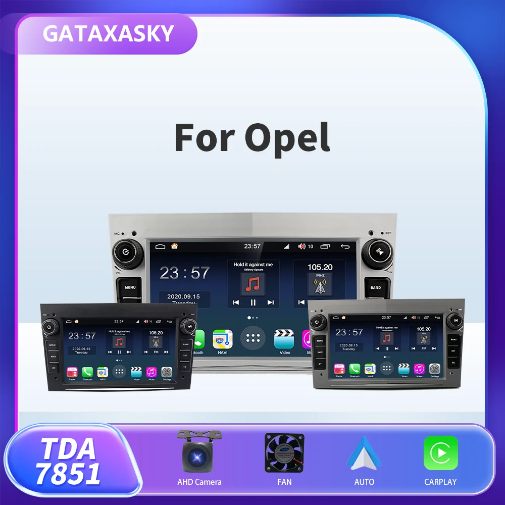 Gataxasky Car Android Radio Multimedia Per Opel Vivaro Signum Astra H Corsa C D Zafira B Vauxhall Astra H G J Antara Vectra C B