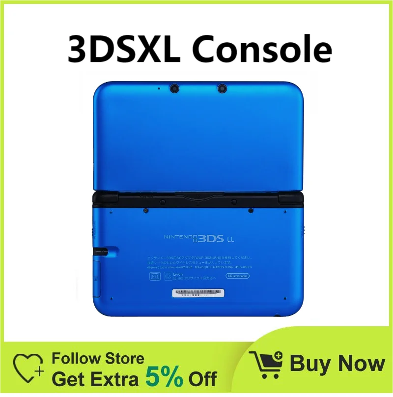 Originale/Ricondizionato 3Dsxl 3Dsll Console Di Gioco Portatile Giochi Gratuiti Zalda Super Smash Bros Pokemon Sun 3Dsxl Carry 32/64 / 128Gb