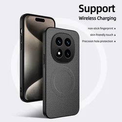 Vintage Business Sheepskin Leather Phone Cover with Wireless Charging and Magnetic Closure - Redmi Note 14 4G (Global) (GRAY)