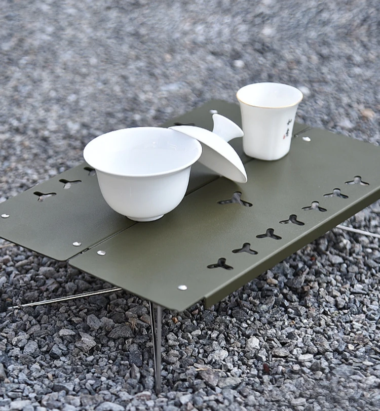 

Outdoor Campping Folding Table Portable Multifunctional Mini Table Picnic Aluminum Alloy Barbecue Small Table New