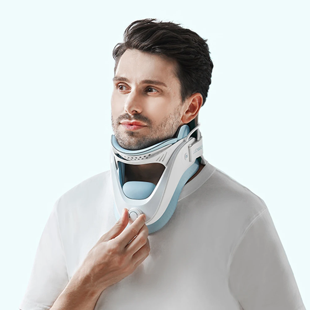 Cervical Traction Device Neck Stretcher Posture Corrector Neck Brace Cervical Stretch Care Neck Support Chiropractic Relief Pain