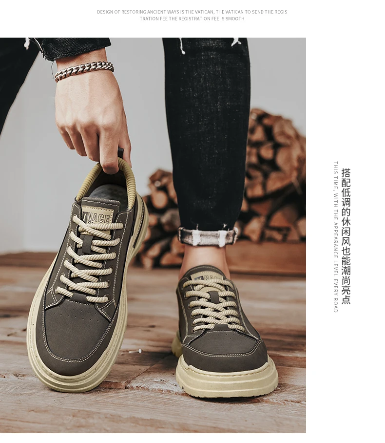 Herren schuhe Casual Sportschuhe vier Jahreszeiten weiche Sohlen bequeme Outdoor-Arbeits kleidung Schuhe Sicherheits schuhe Mode Jugend Socken Schuhe – Detail 11
