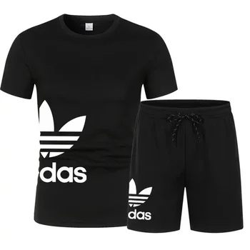 Men's shorts set, two-piece set, luxury designer clothing, fashionable garter, gym, 2025 6