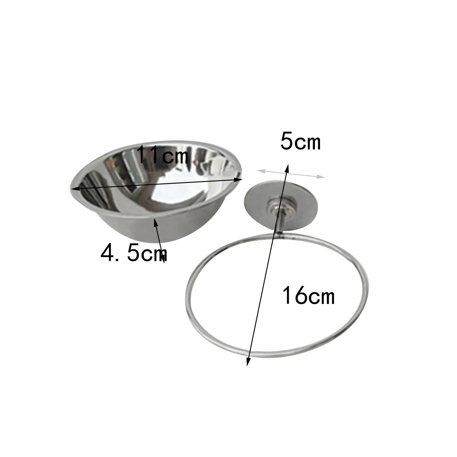 Bird Cage Feeding Bowl for Small Animal for Budgies Parakeet 11cm/14cm Pets Accessories Birdcage Parrot Food Water Bowls