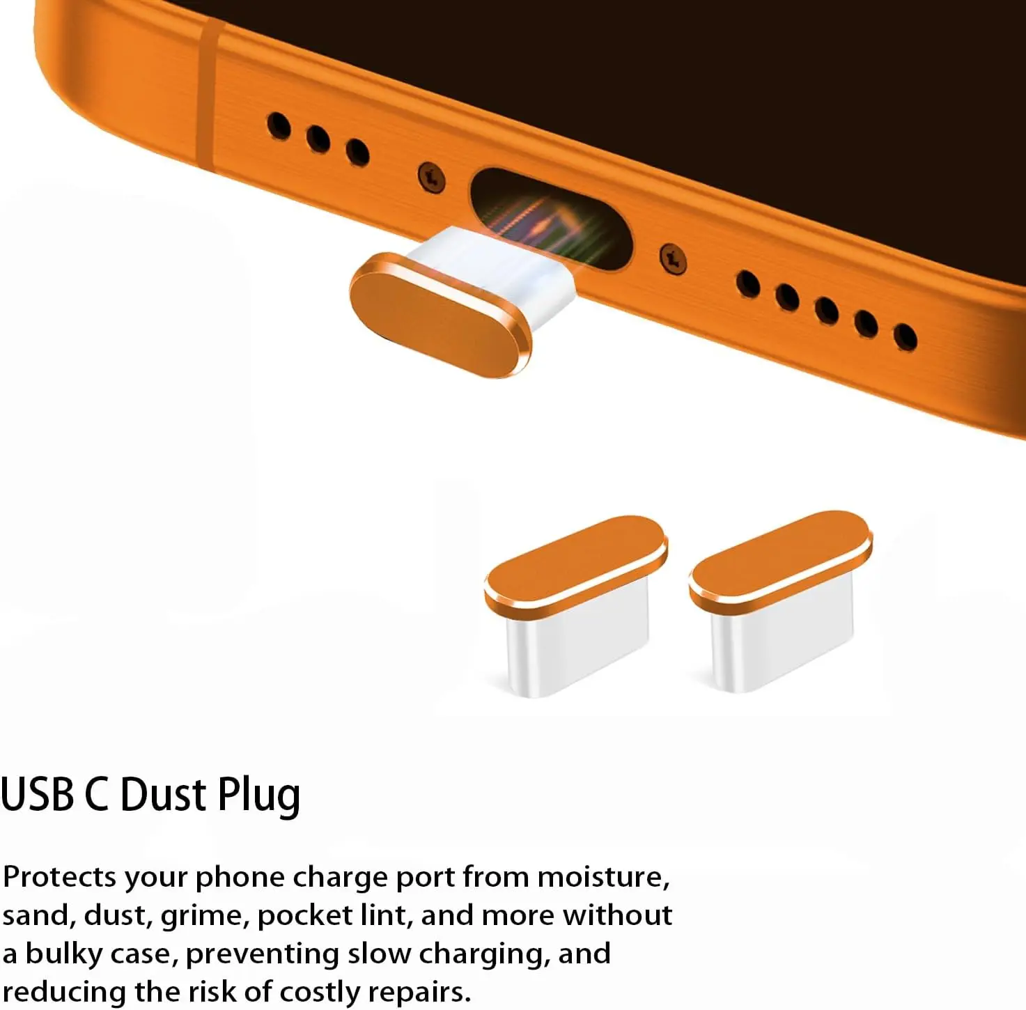 รูปสินค้า ฝาปิดพอร์ต Type-C กันฝุ่น สำหรับ iPhone 17 Pro Max & Air
