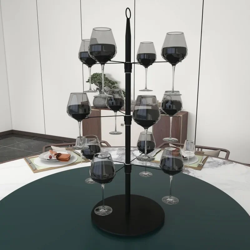 Cocktail Tree Stand Wine Glass Display Drinks Holders Champagne Cocktails Martini Cocktail Wine glass holder Wine glass storage 5