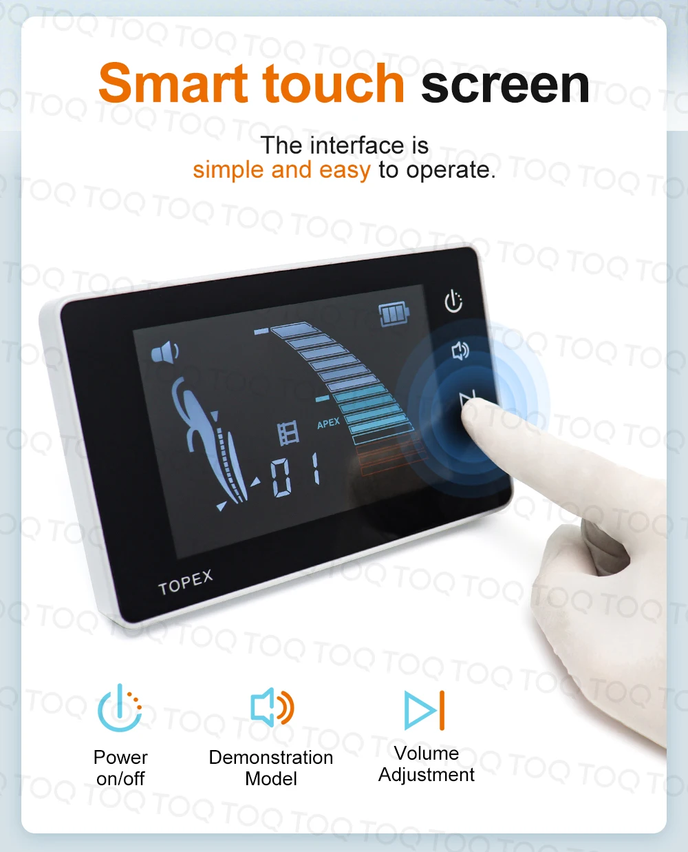 Dental Endodontic Root Canal Rechargeable TOPEX Mini Apex Locator Accurate Measurement Equipment Portable Machine