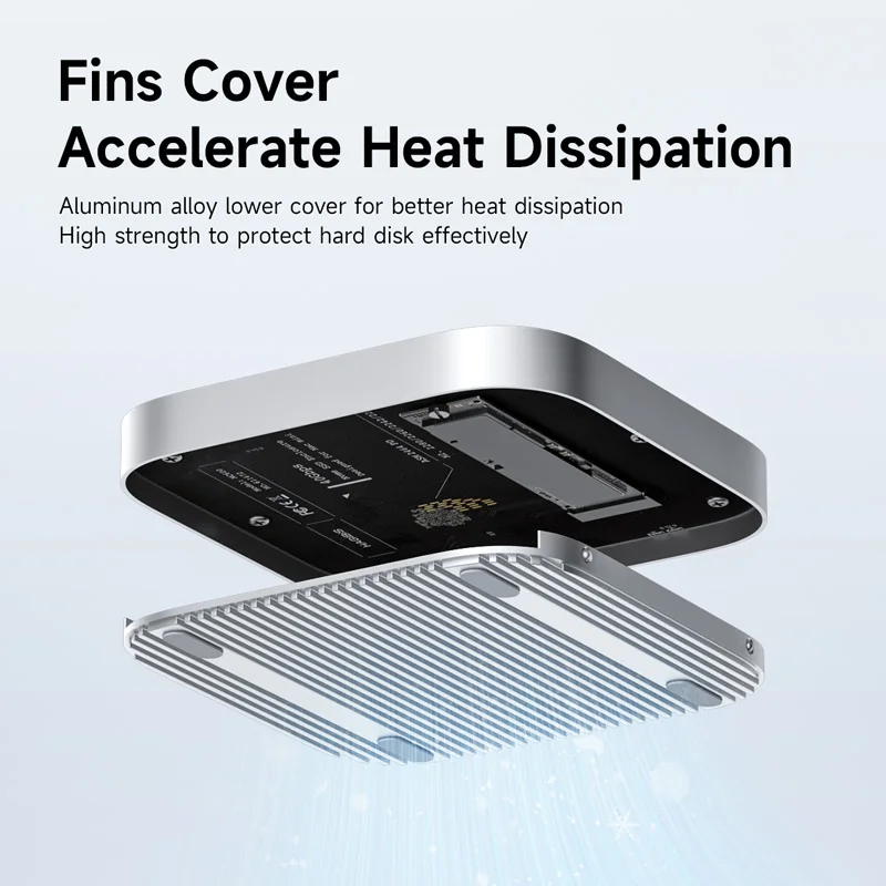 Hagibis USB4 Hard Drive Enclosure 40Gbps M.2 NVMe SSD Case for Mac mini M4/M4 Pro Compatible with Thunderbolt 5/4 External SSD