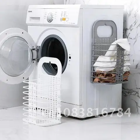 

Portable Foldable Laundry Basket Wall Mounted Dirty Clothes Basket Bathroom Clothes Storage For Clothing Toy Storage Organizer