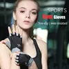 Women Professional Gym Gloves Weight Lifting Crossfit Workout Fitness Gloves Breathable Bodybuilding Half Finger Hand Protector 5