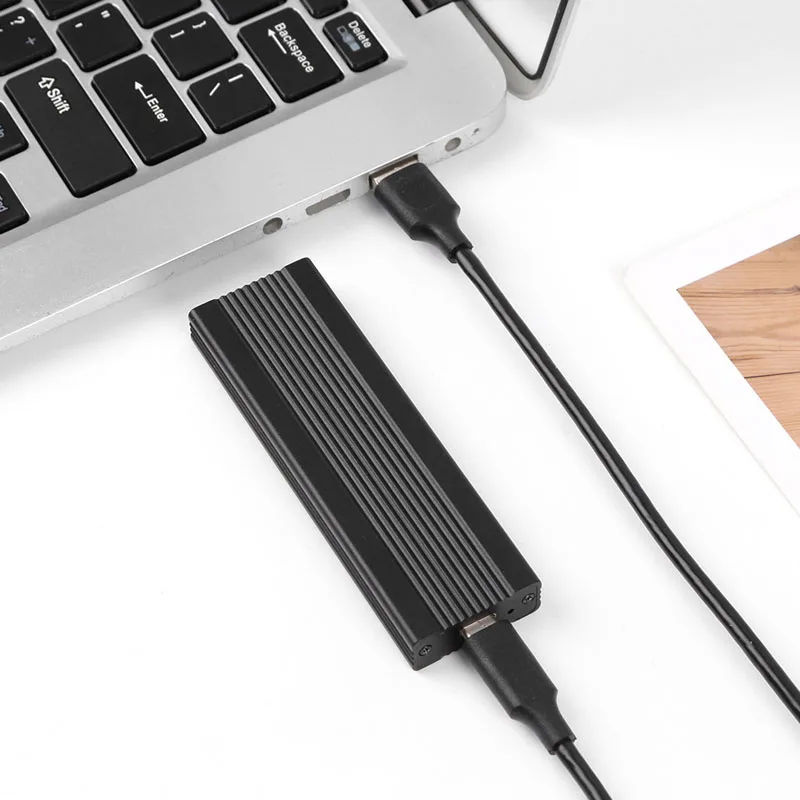 Sata Ssd Case Disco Rígido Externo M.2 Nvme Ssd para Usb 3.1 Chave de Gabinete de Disco Adaptador de Cabo tipo c b hd Hdd Box m2 - Imagem 4