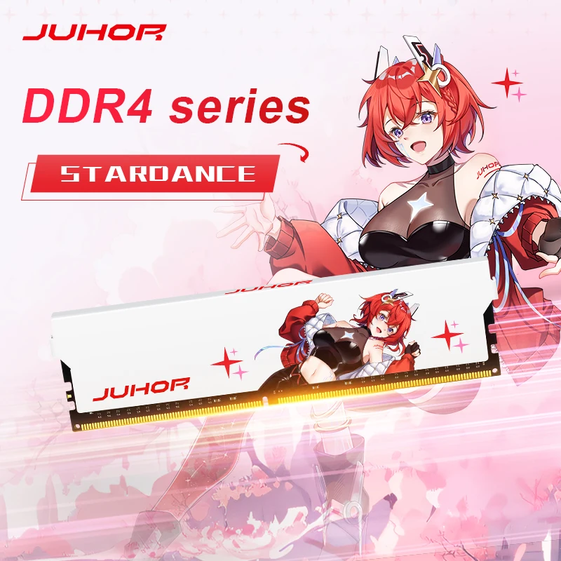Memória Desktop de Alto Desempenho JUHOR DDR4 8GB 3200MHz CL16