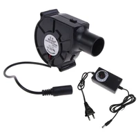 US/EU Plug BBQ Fan Air Blower 12V Large 110V 220V Powered Fan Variable Speed Controller Barbecue Tool 2