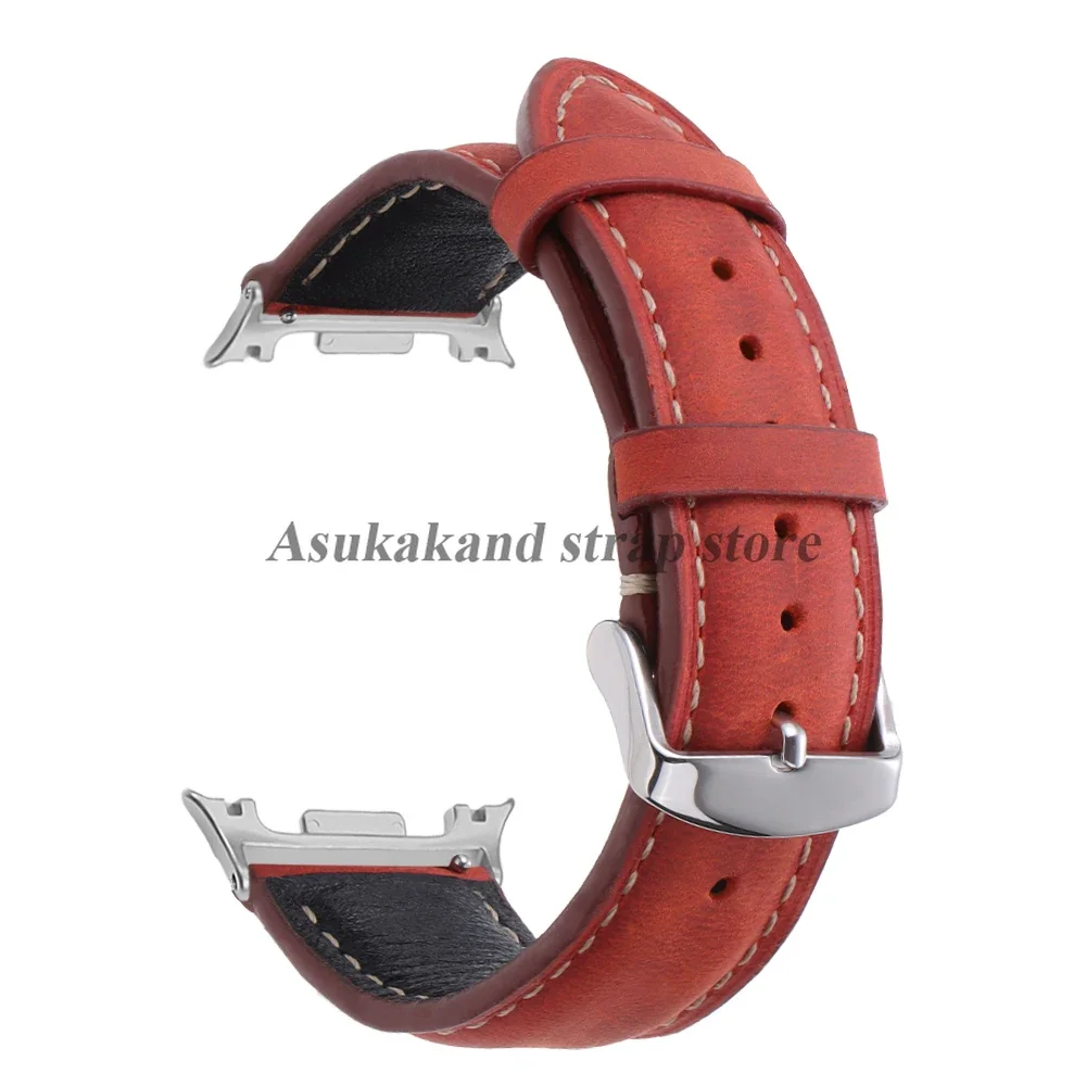 Retro Leather Cowhide Watch Strap Men's Bracelet