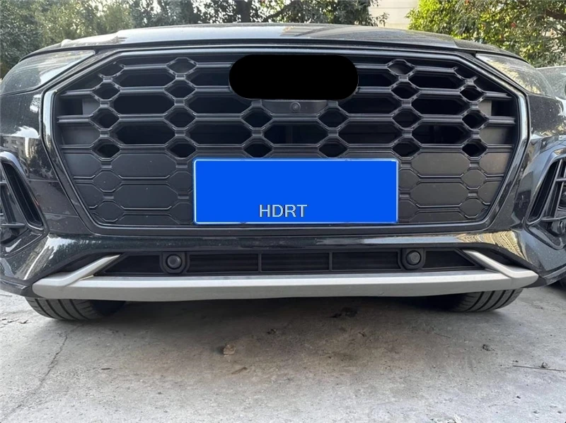 자동차 스타일 곤충 방지 공기 흡입구 전면 레이싱 그릴 커버 Audi Q5L 2021 + 삽입 스크린 안티 버그 워터 탱크 네트 액세서리