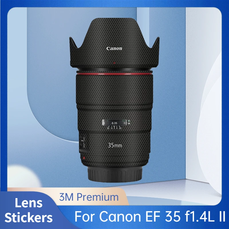 For Canon EF 35mm F1.4 L II USM Anti-Scratch Camera Lens Sticker Coat Wrap  Protective Film Body Protector Skin Cover F/1.4 F1.4L
