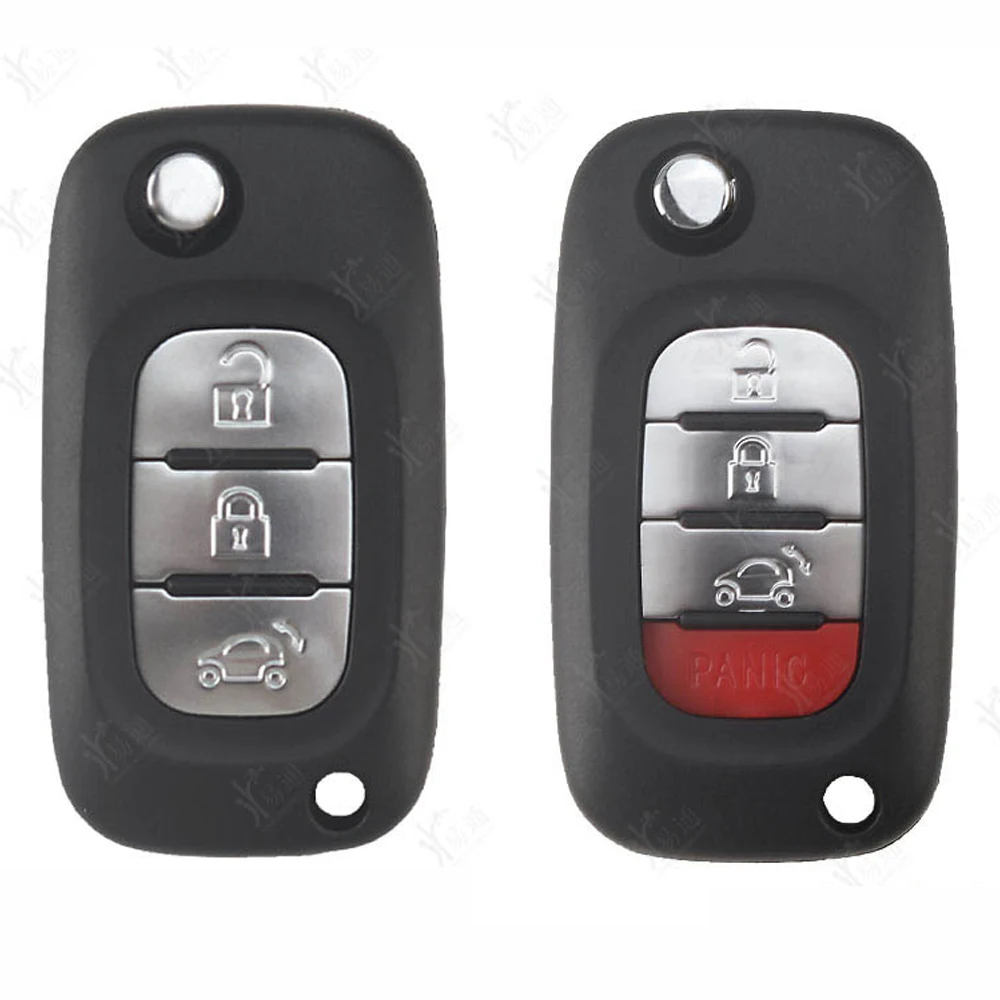 

Remote Car Key Shell For Mercedes Benz Smart Fortwo 453 Forfour 2015 2016 2017 Folding 3/4 Buttons Case