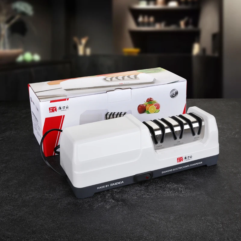 Taidea Tg2102 Professional Electric Knife Sharpener Eu Plug Grit 360/600#  And Polishing Sharpening Stone Grindstone Power18w - Sharpeners - AliExpress