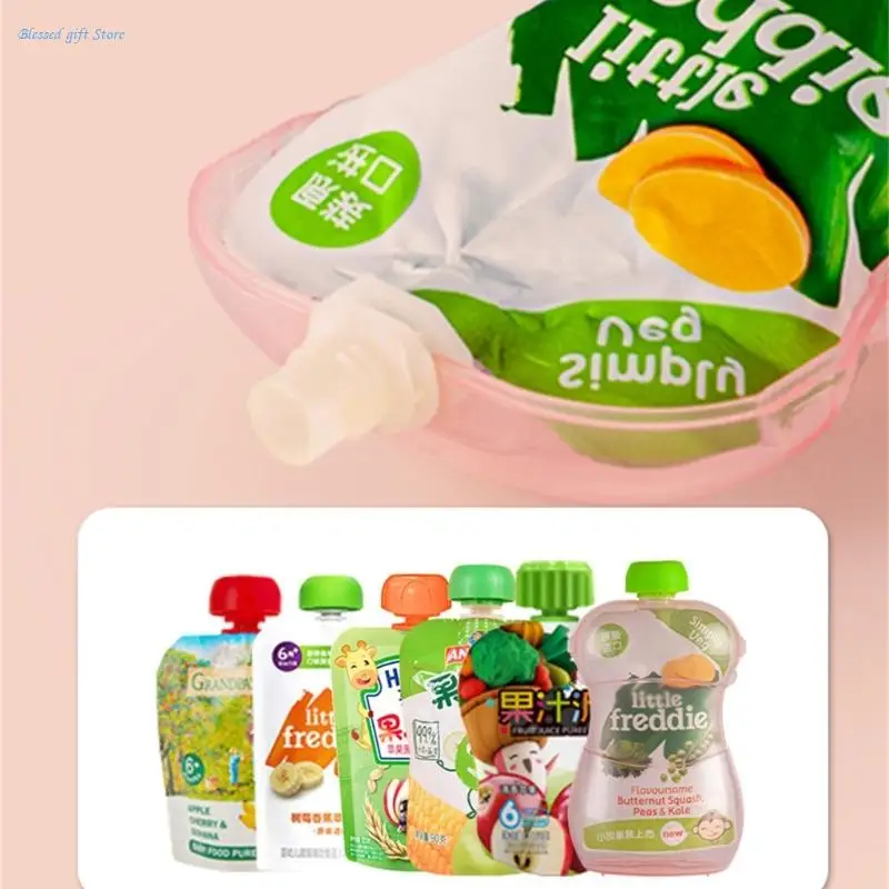 Squeeze Proof Refillable Holder for Most Baby Squeeze Pouches Baby Supplies