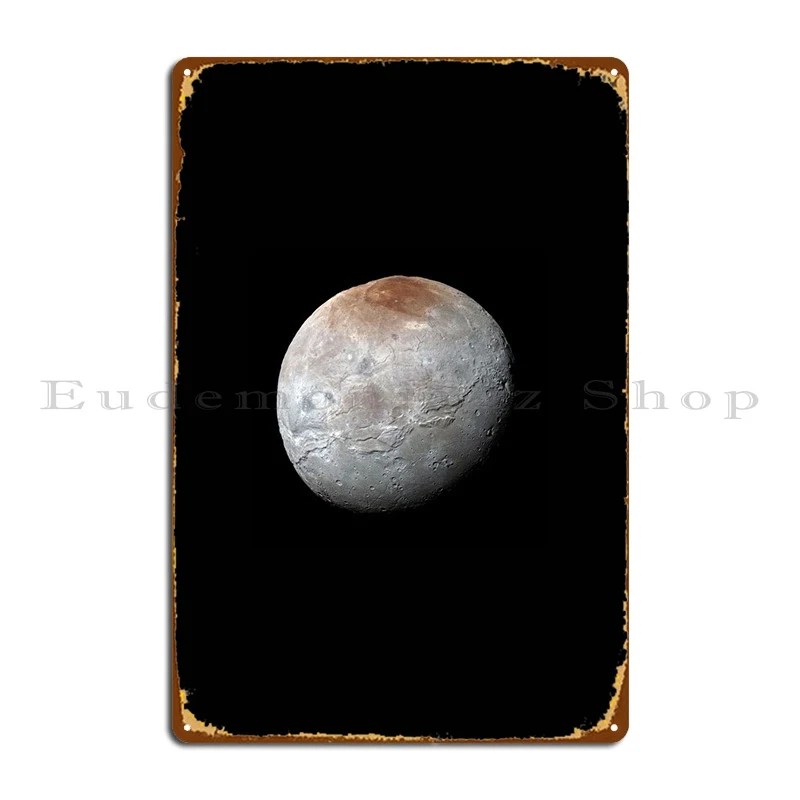 Plutos Moon Charon Metal Sign Bar Bar Cave Bar Cave Custom Wall Murale Tin Sign Poster