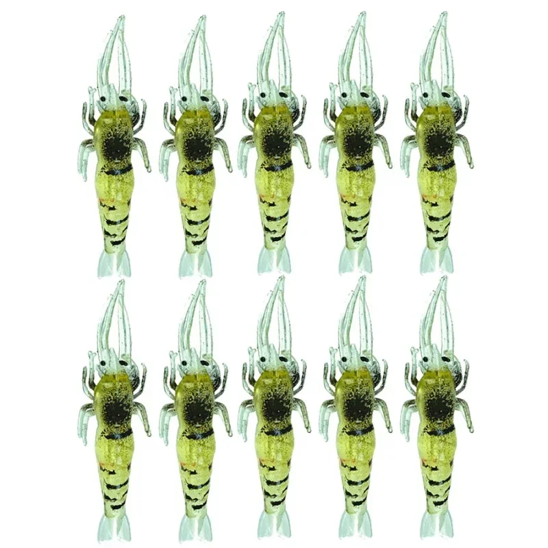 

Мягкая приманка в виде червя креветки, светящиеся воблеры для баса, карпа, силиконовые острые для кренкбейта, светящиеся снасти