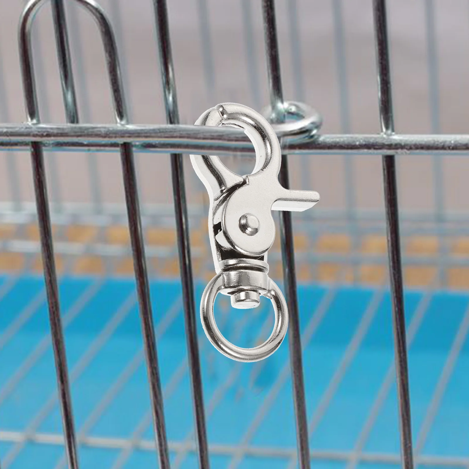 Pet Bird Cage Lock Bird Anti-Escape accessory Sturdy Pet Cage Metal Door Lock 5Pcs