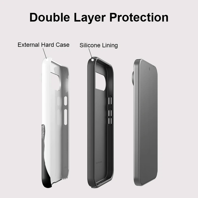 Cute Cats Pattern Matte Shockproof Phone Case - Anti-Fall Cover