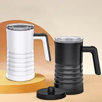 Electric Milk Frother Home Milk Frother Milk Heating Frother Electric Upgrade New Magnetic Suspension Kitchen Accessories 1