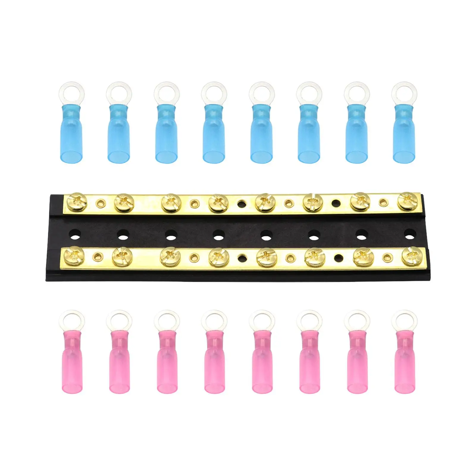 

8 Terminals Bus Bar Barrier Terminal Strip Block for Vehicle Truck Boat