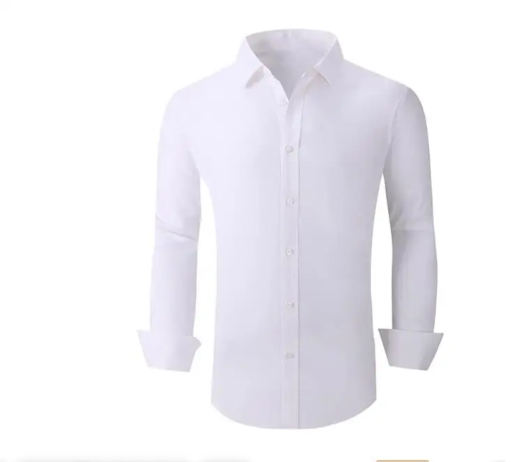 Autumn Long-sleeved Men's High Elastic Casual Top