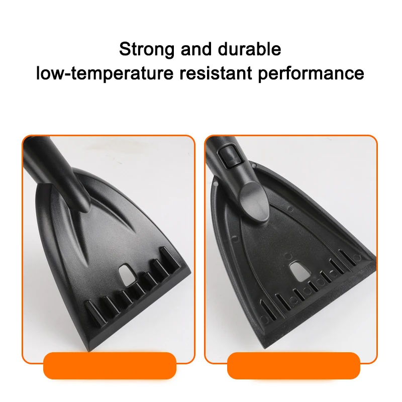 2 IN 1 Car Snow Scraper Sweeping Shovel for Winter with Handle Auto Cleaning Brush Ice Scraper Remover Auto Windshield Accessori