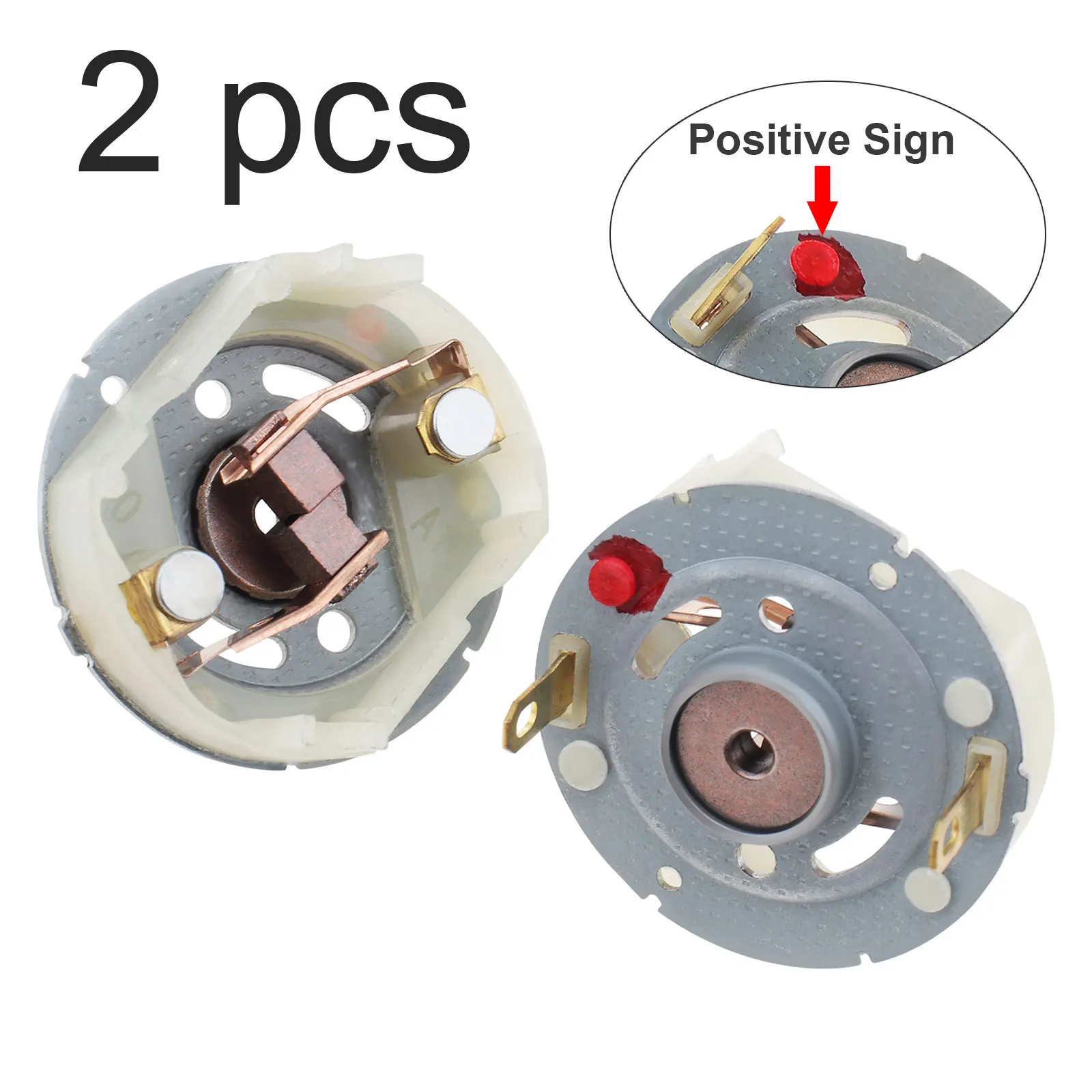 2pcs R380 DC Motor Carbon Brush Holder R360 R370 R390 Motor Accessories Copper Brush
