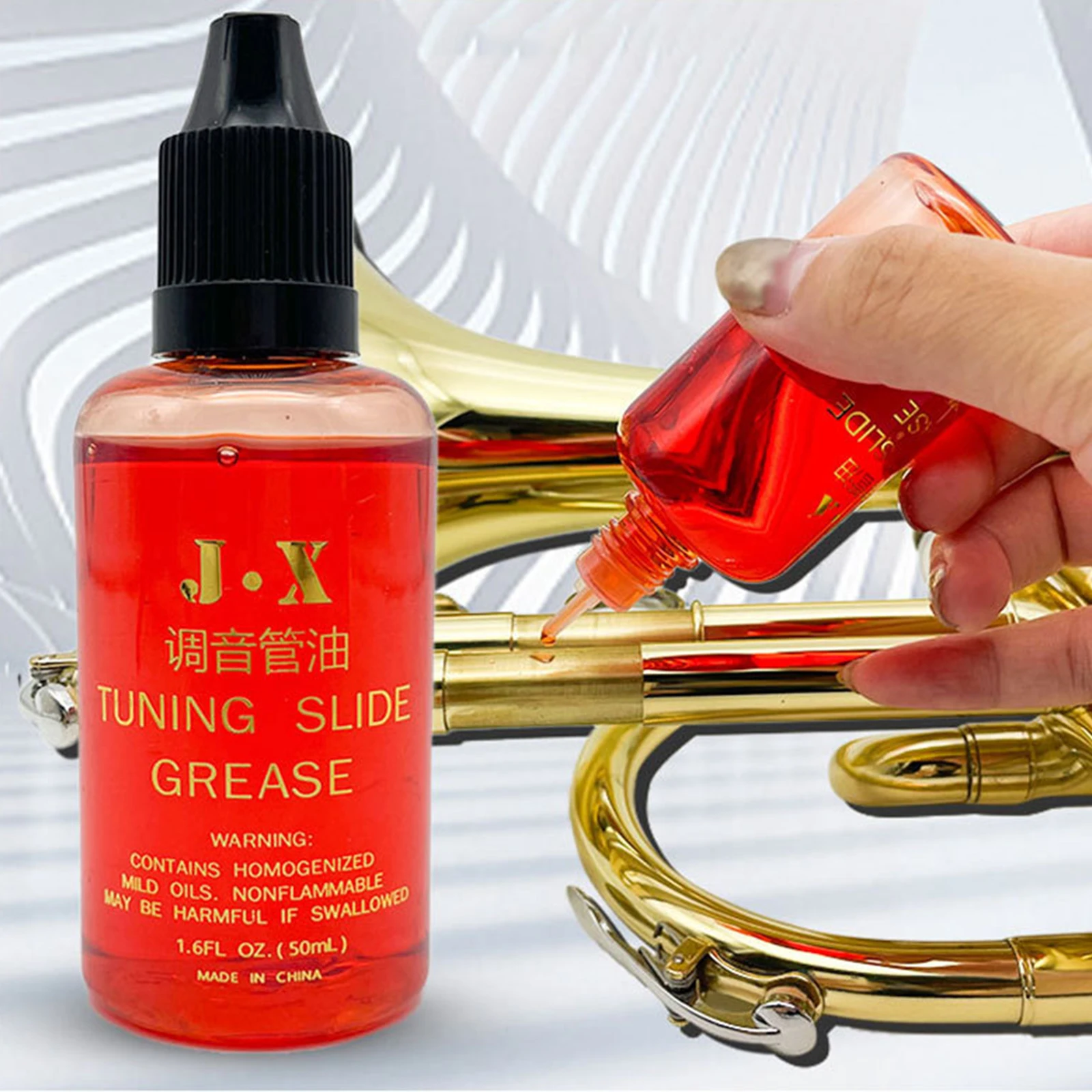 Trombone Lubricant Brass Accessories 50ml for Trumpets French Euphoniums
