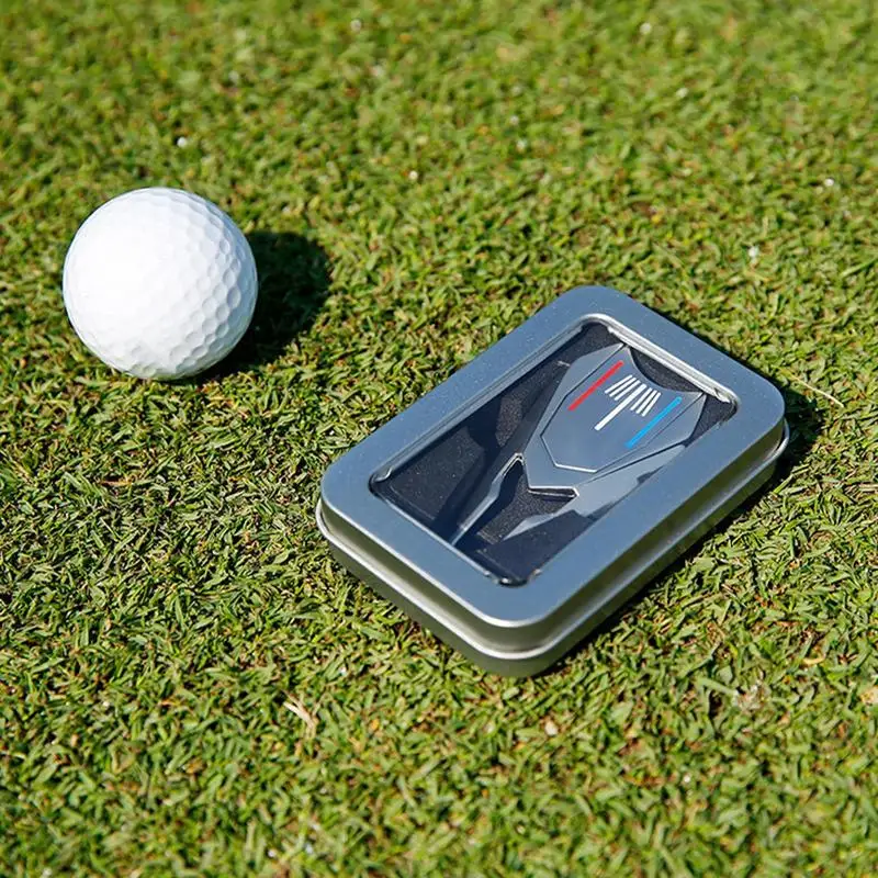 Golf Tool Divot Ball Retriever Tool Golf Alloy Ball Line Marker Multifunctional Tools Accessories Divot