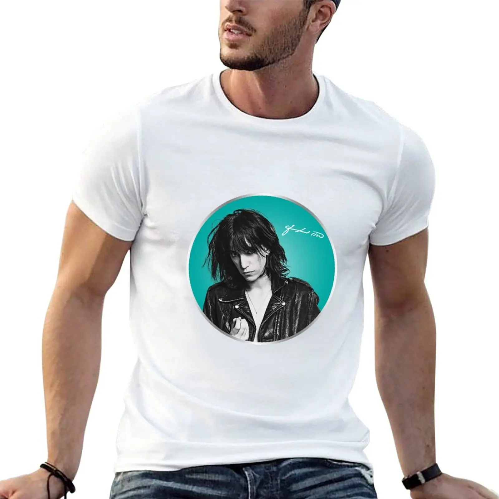 

New Signature Patti Smith Gifts For Fans T-Shirt t shirt man Short sleeve vintage t shirt t shirts for men pack