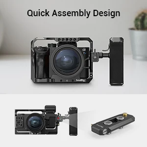 360-Degree Rotating Handgrip NATO Camera Left Side Handle For DLSR for Sony Came