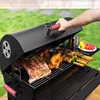 Household Barbecue Grill Charcoal Outdoor Oven BBQ Trolley Temperature Control Adjustable Height Family Party Tool 2
