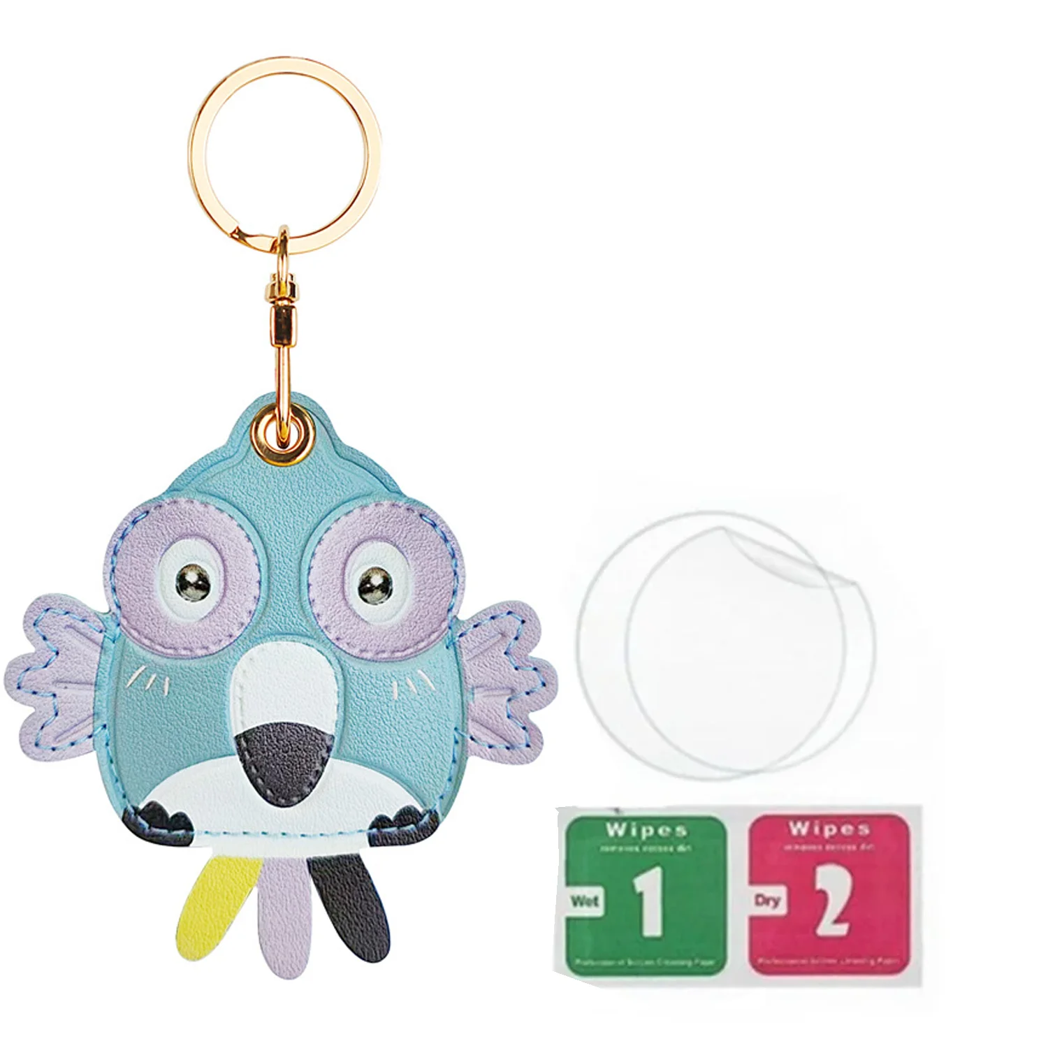 Leather Keychain Holder with Hand Straps - Anti-Scratch Accessories