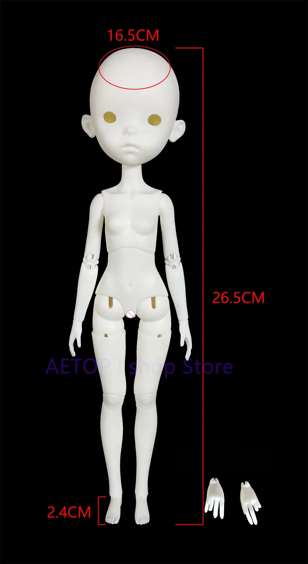 No.24】K2ドール landoudou dayuanbao bjd 1/6（New 24cm Girl sd BJD 