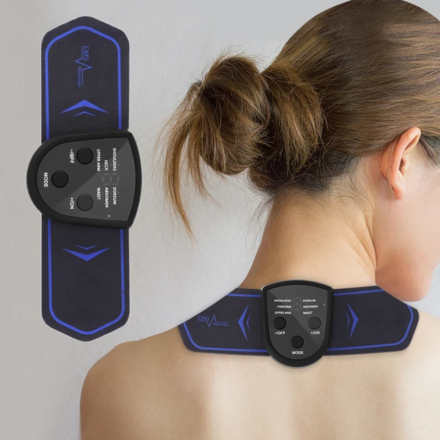Neck Massager USB Electric HD Display Neck and Back Massager Stimulator  Body Cervical Muscle Massage Masajeador Espalda Y Cuello - AliExpress
